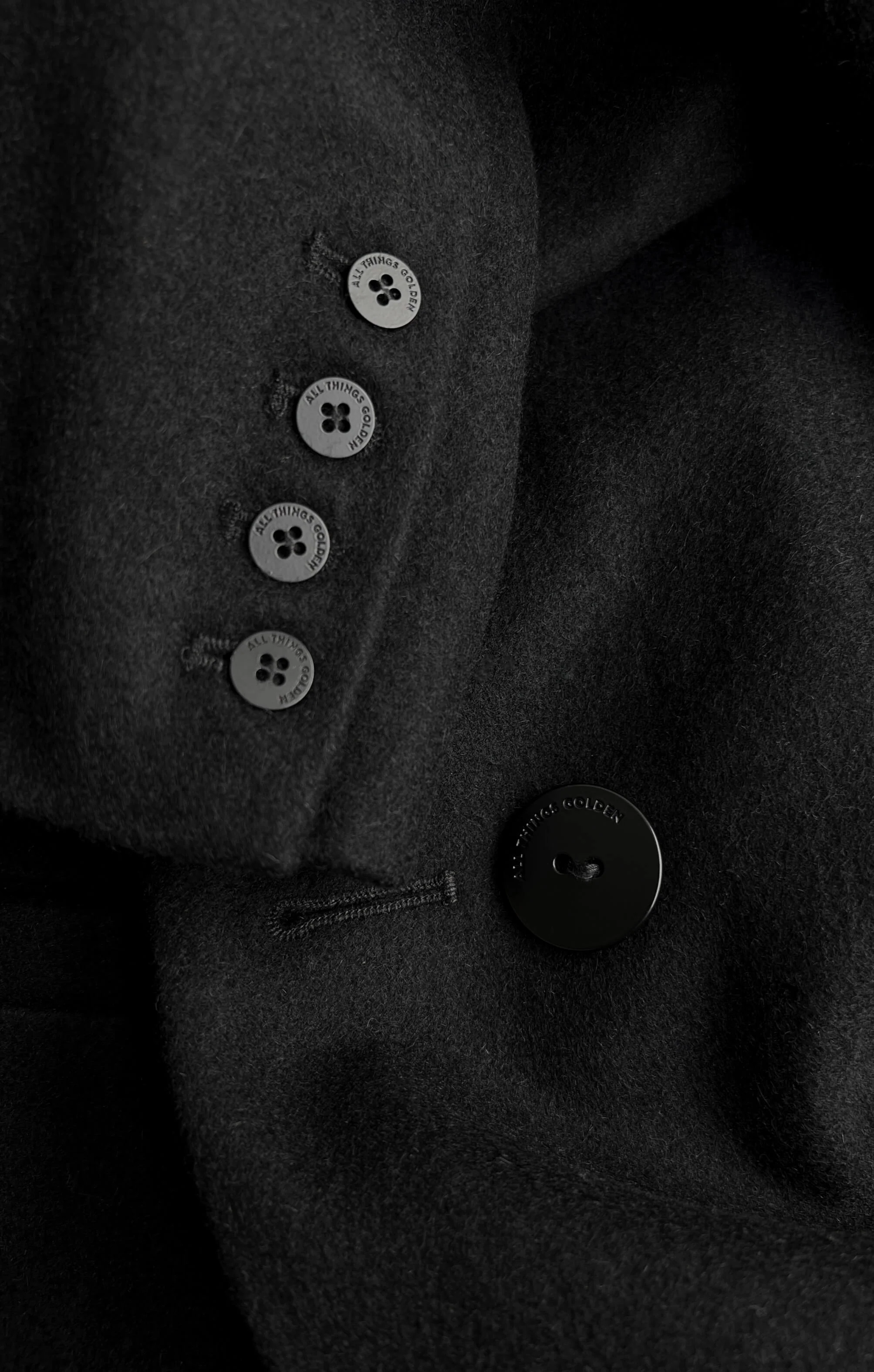 THE LONGLINE CLASSIC COAT - BLACK - Image 10
