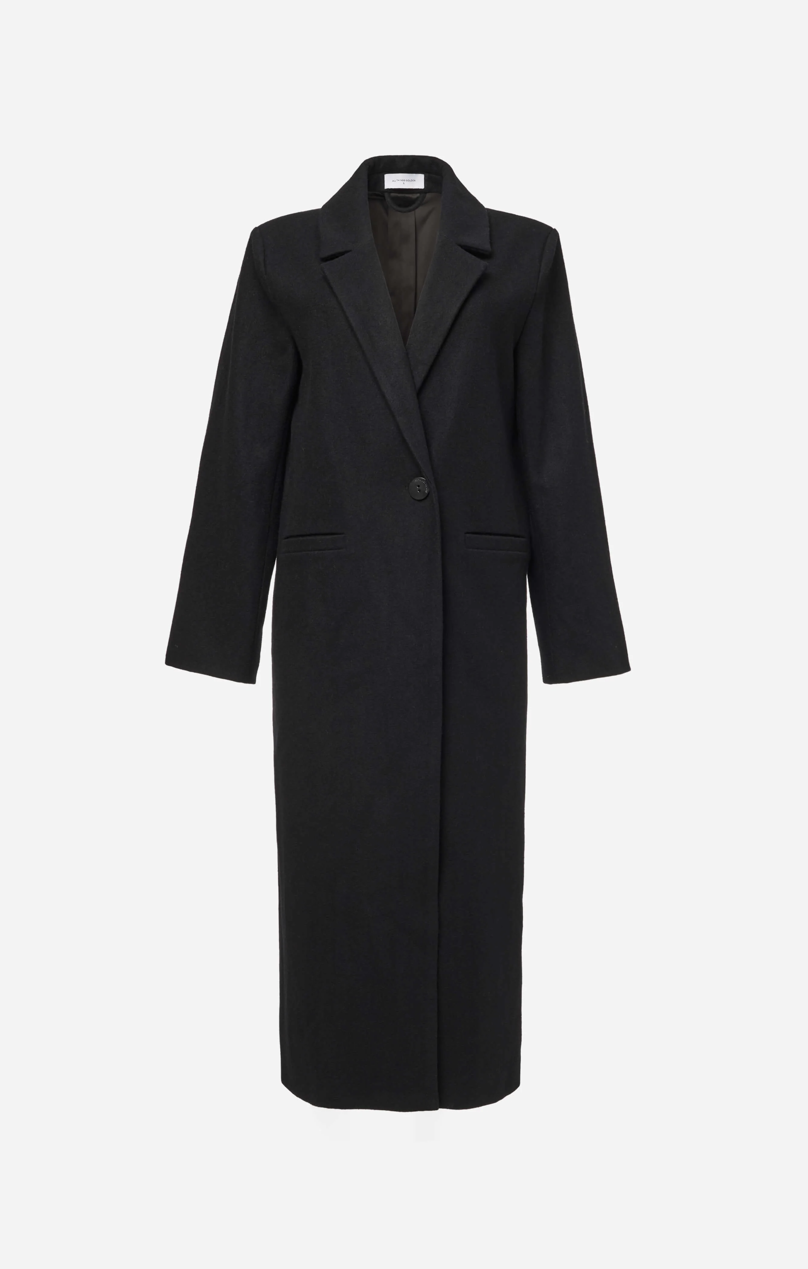THE LONGLINE CLASSIC COAT - BLACK - Image 11
