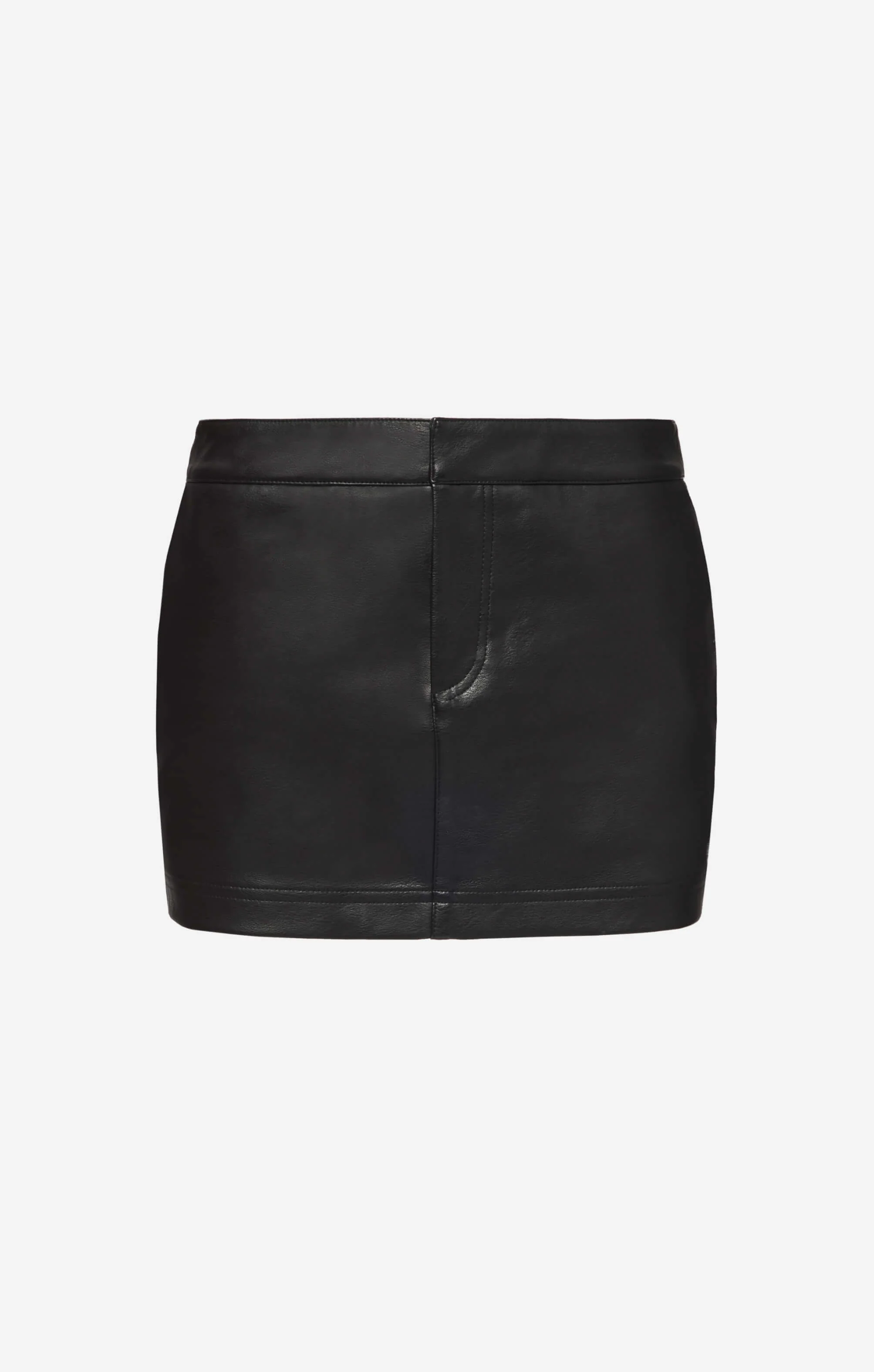 THE PEBBLED™ VEGAN LOW RISE MINI SKIRT - Image 8